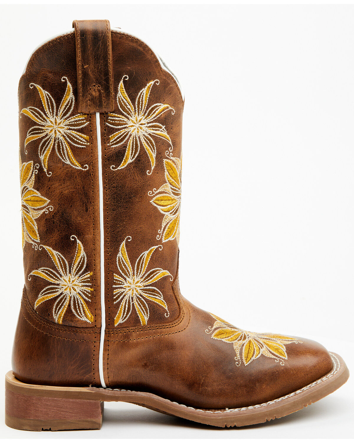 Laredo Women's Melrose Floral Western Boots - Broad Square Toe