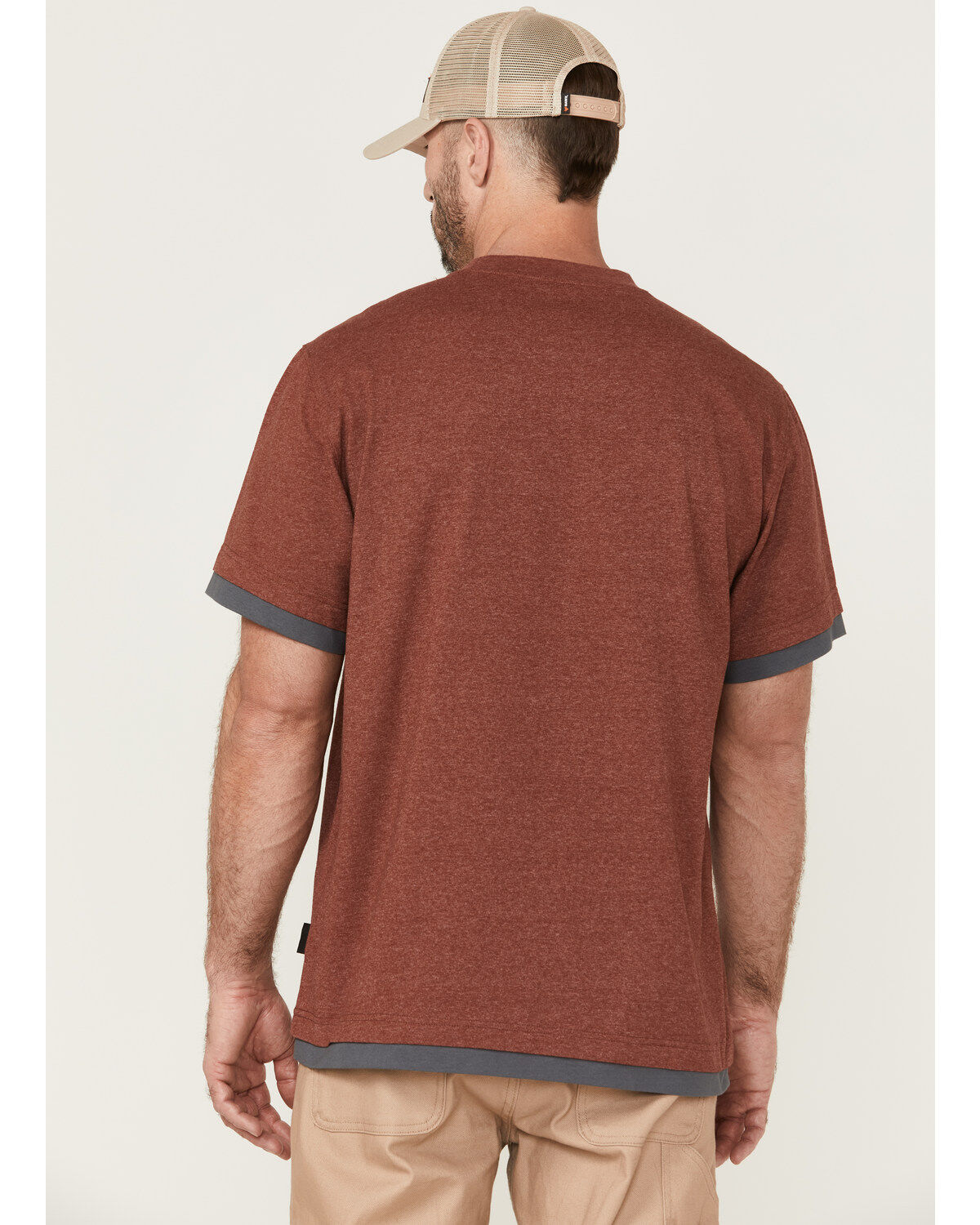 Hawx Men's Layered Work Pocket T-Shirt