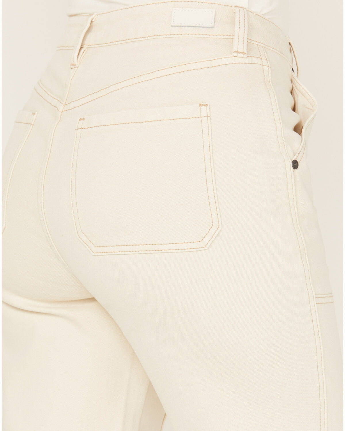 Cleo + Wolf Women's High Rise Relaxed Straight Jeans