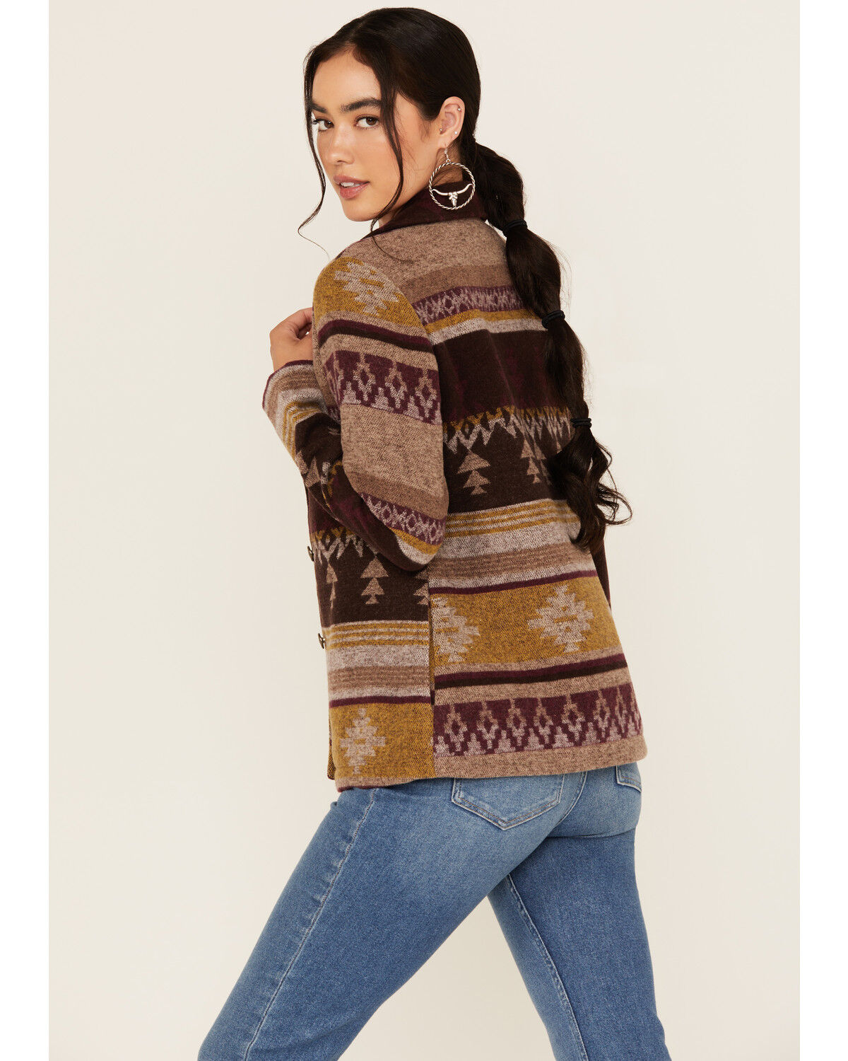 Shyanne Women's Southwestern Print Blazer Shacket