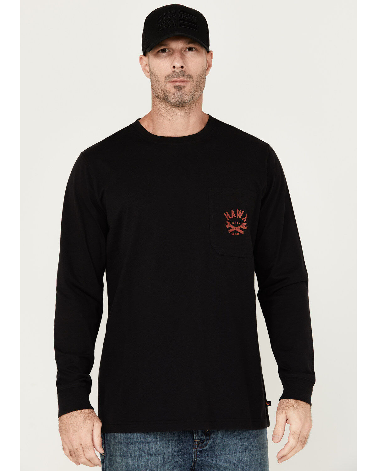 Hawx Men's Never Sleep Long Sleeve Graphic T-Shirt