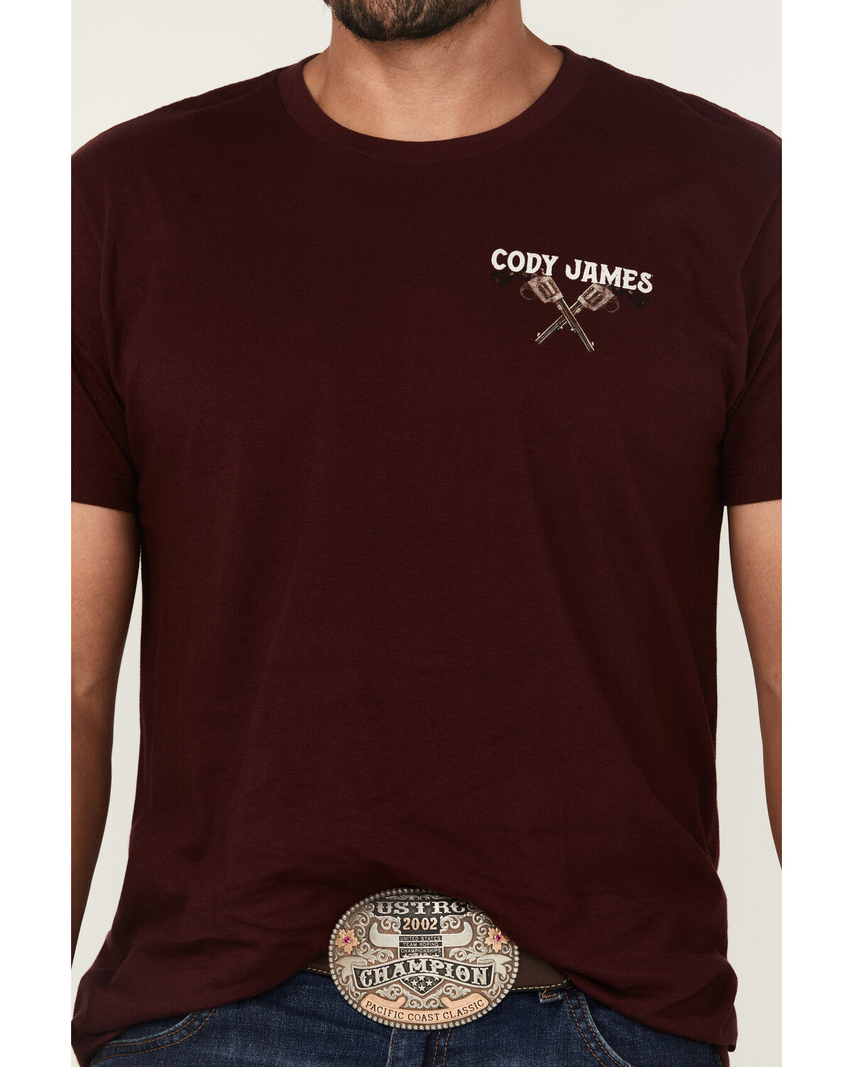 Cody James Men's Posse Revolver Short Sleeve Graphic T-Shirt
