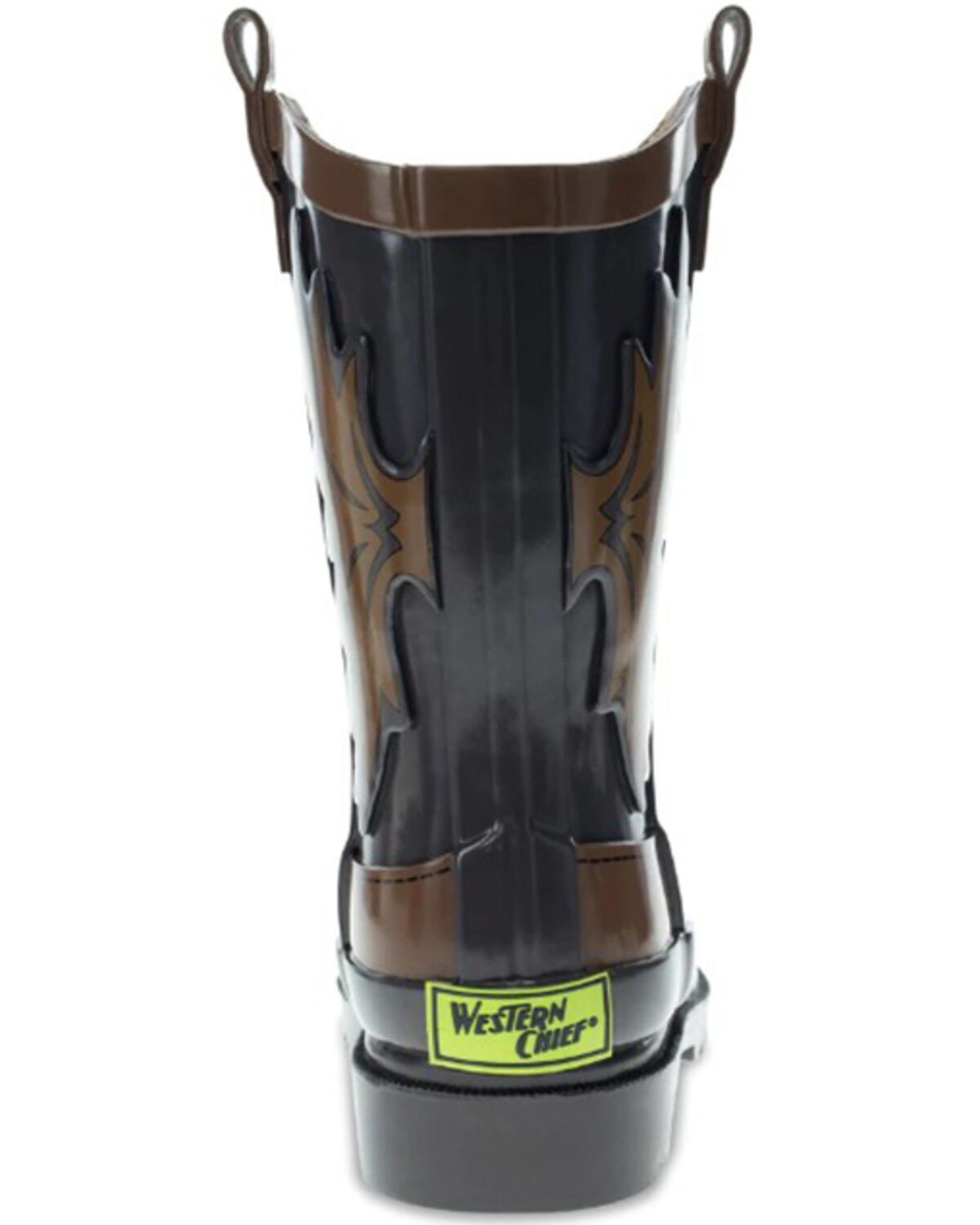 Western Chef Boys' Western Cowboy Rain Boots - Round Toe