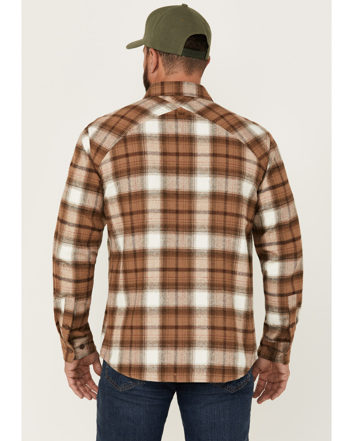 Dakota Grizzly Men's Grant Plaid Print Long Sleeve Button-Down Western Shirt