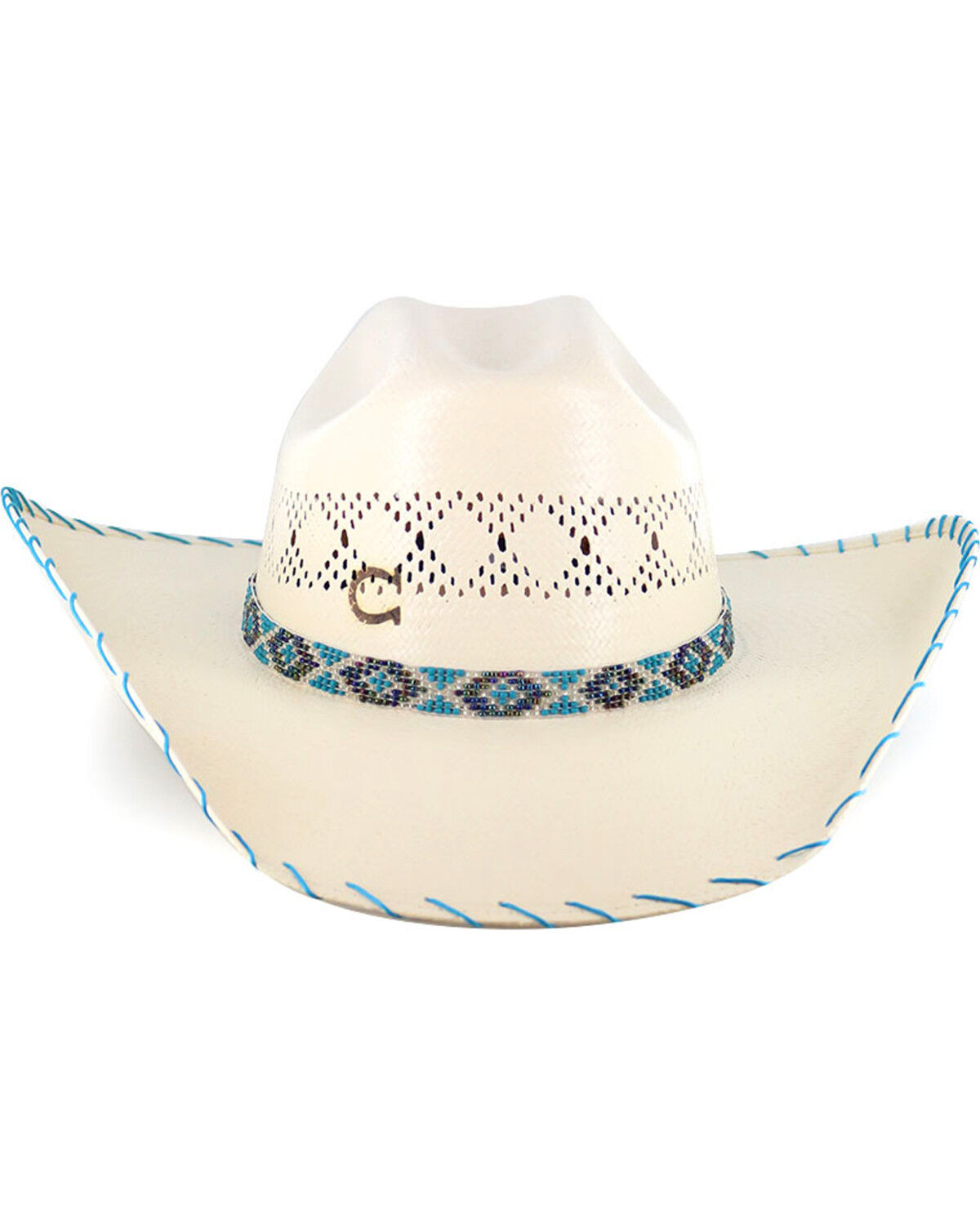 Charlie 1 Horse Girls' Straw Cowboy Hat