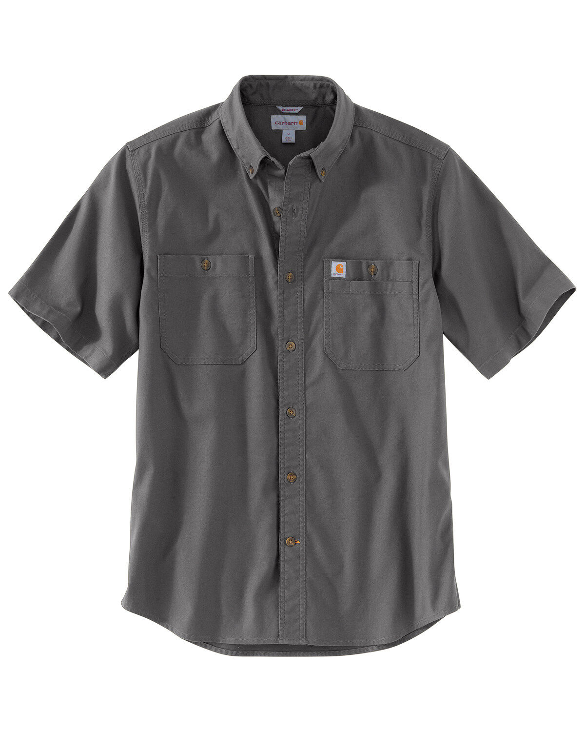 Carhartt Men's Rugged Flex Rigby Short Sleeve Work Shirt - Tall