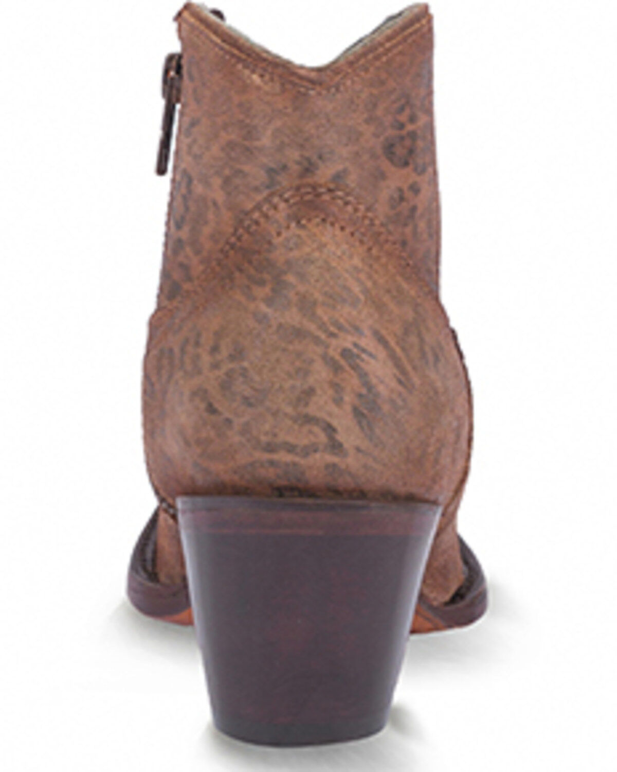 Corral Women's Cheetah Print Suede Booties - Round Toe