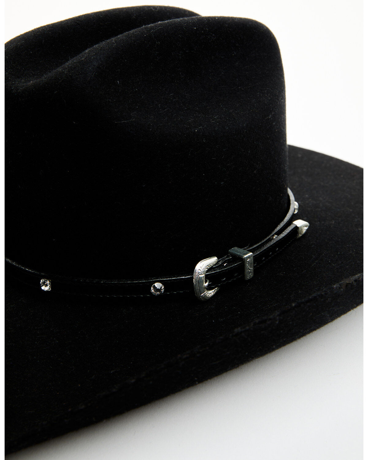 Austin Accent Women's Leather Rhinestone Hat Band
