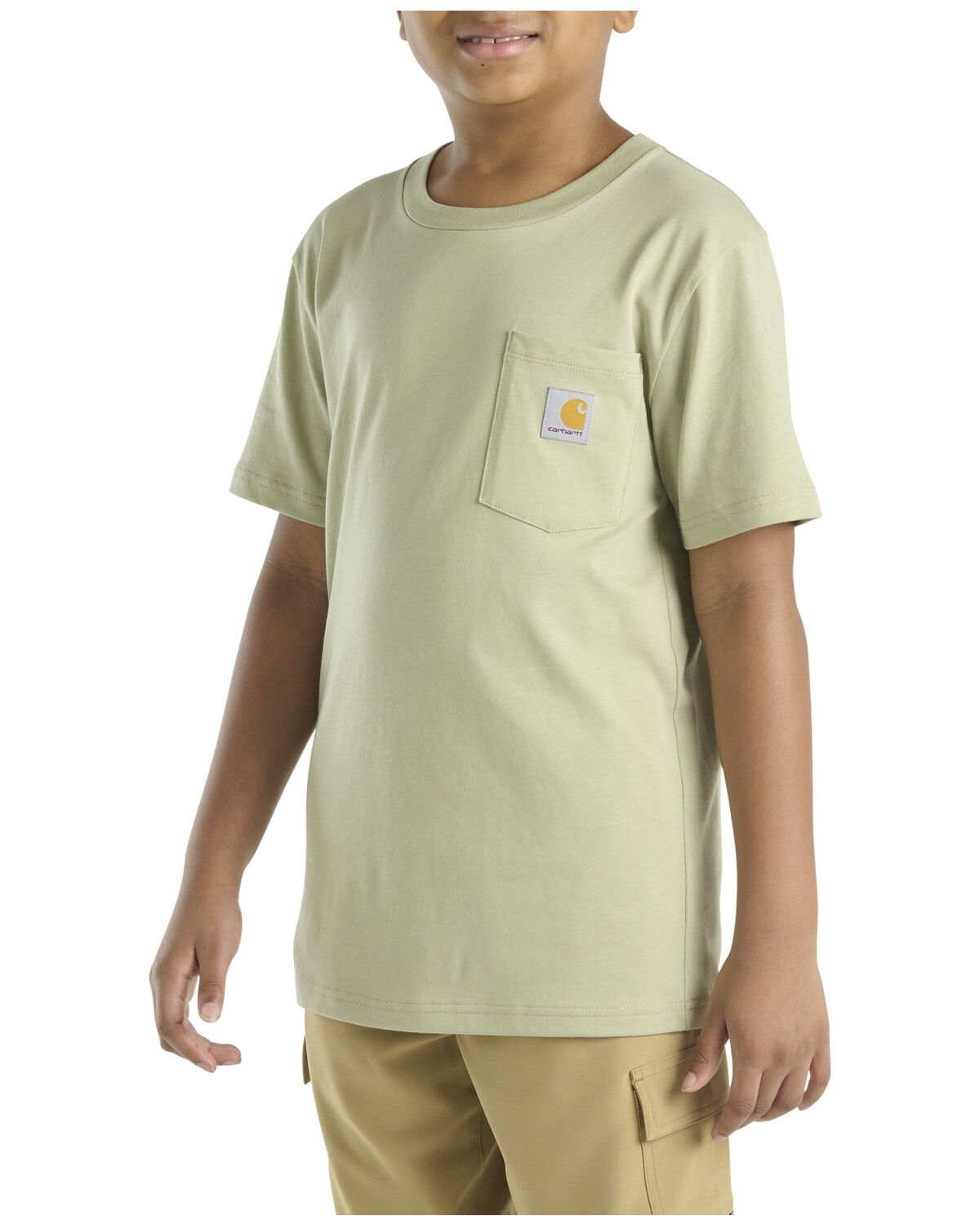 Carhartt Boys' Solid Short Sleeve Pocket T-Shirt