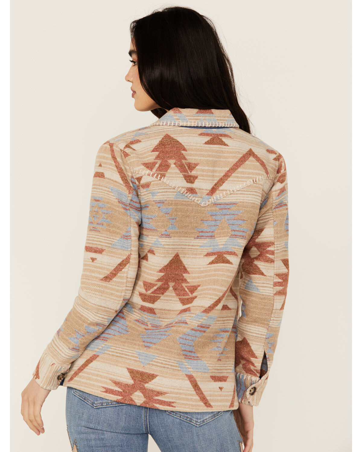 Idyllwind Women's Jenry Southwestern Print Oversized Shacket