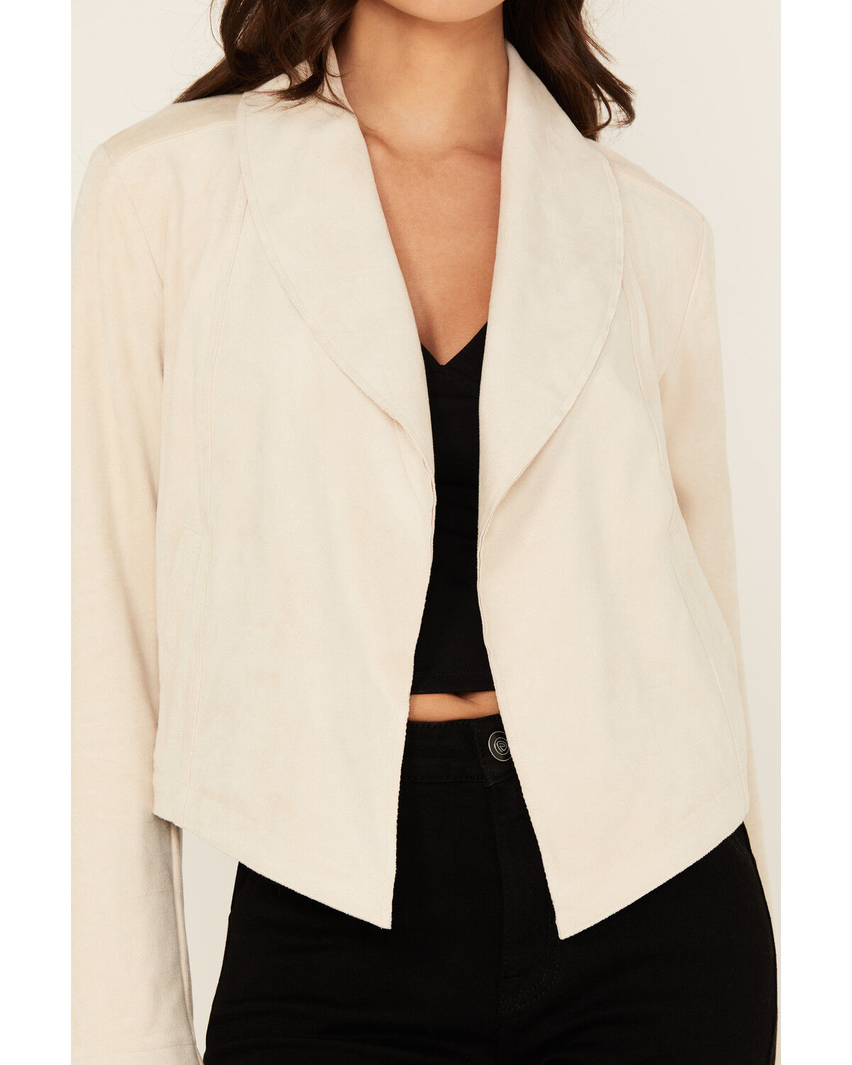 Shyanne Women's Faux Suede Fringe Jacket