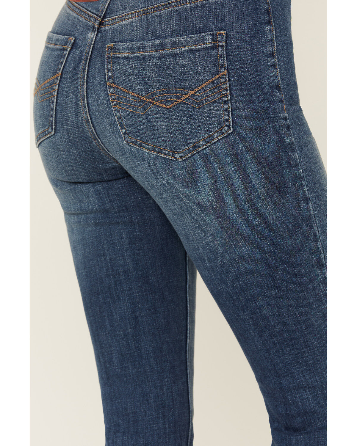 Idyllwind Women's Dark Wash Outlaw Super High Rise Bootcut Stretch Denim Jeans