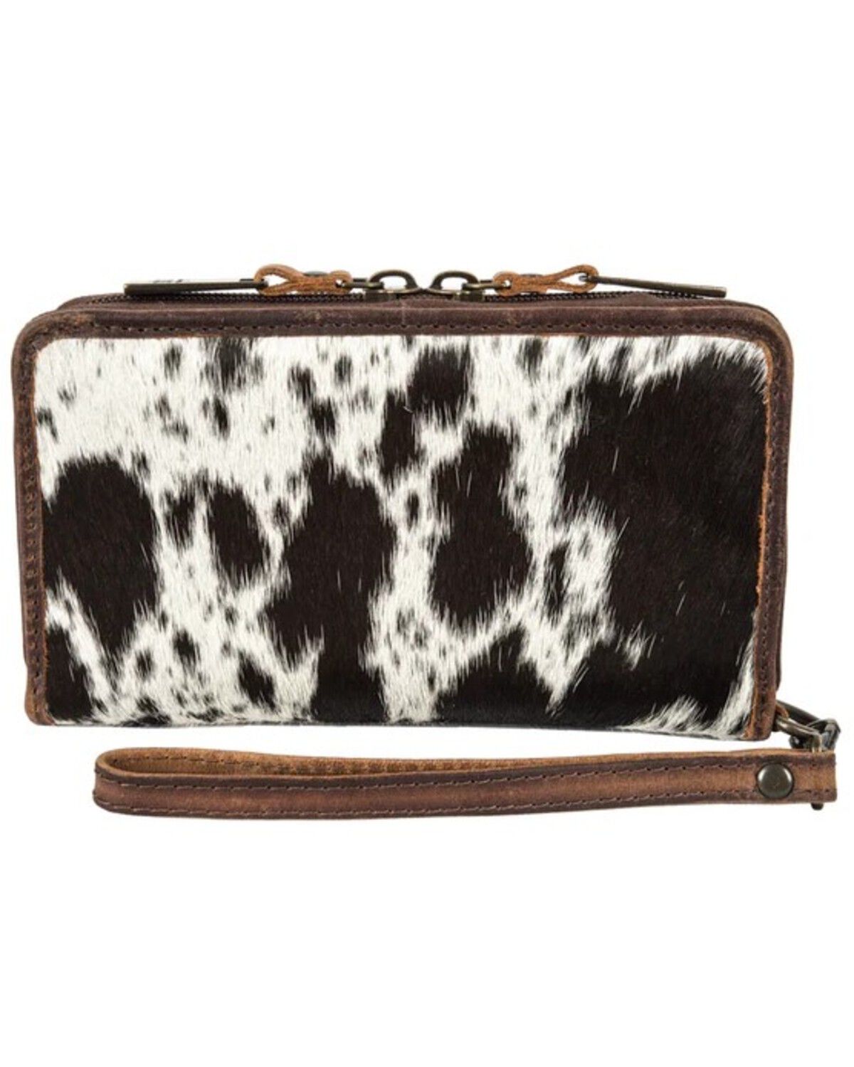 STS Ranchwear By Carroll Kacy Cowhide Organizer Wallet