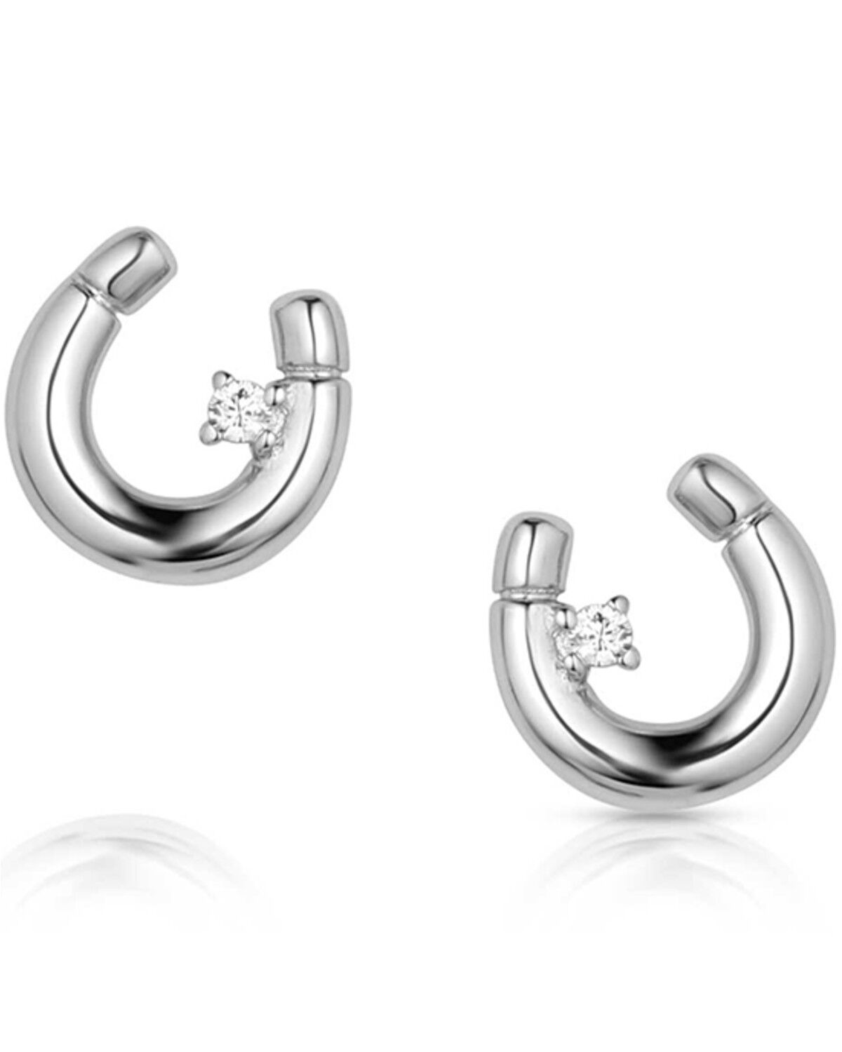 Montana Silversmiths Women's Little Light Horseshoe Earrings