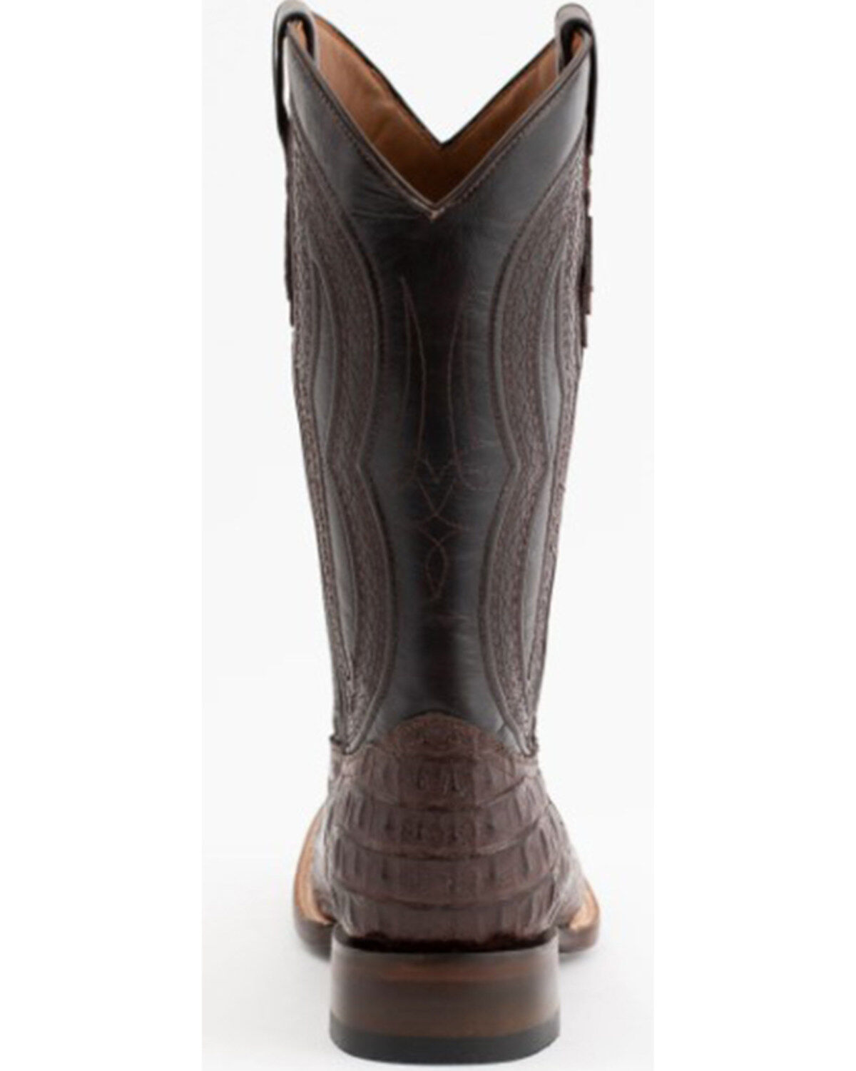 Ferrini Men's Exotic Caiman Western Boots - Broad Square Toe