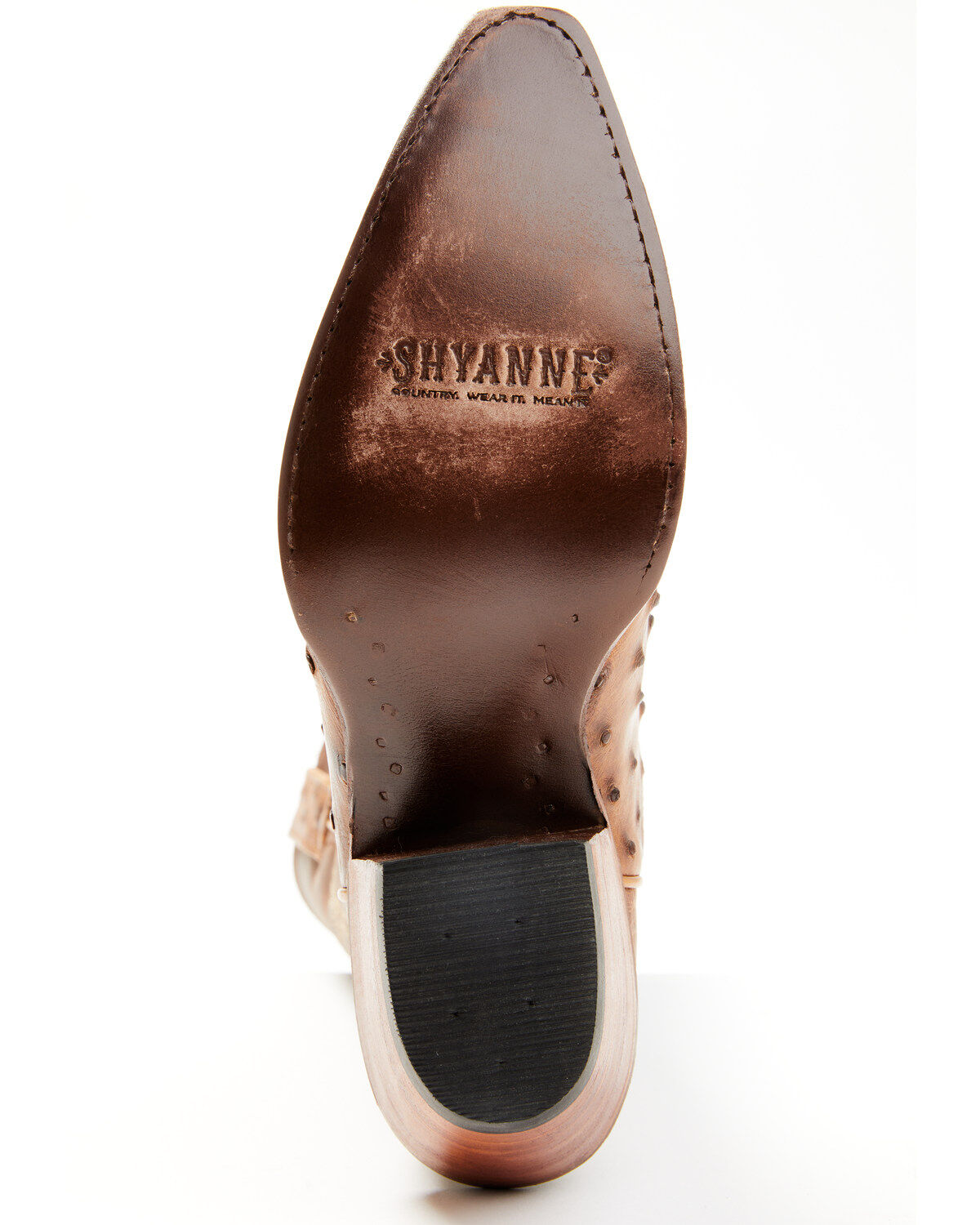 Shyanne Women's Daisie Exotic Full Quill Ostrich Western Boots - Snip Toe