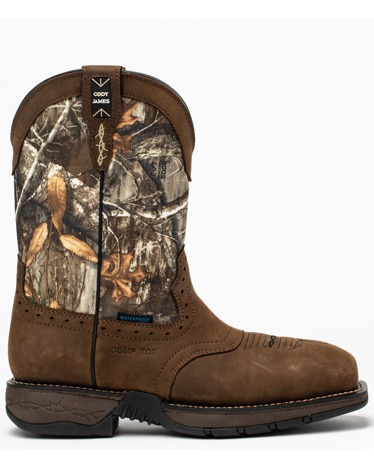 Cody James Men's Xero Gravity Lite Camo Western Work Boots - Composite Toe