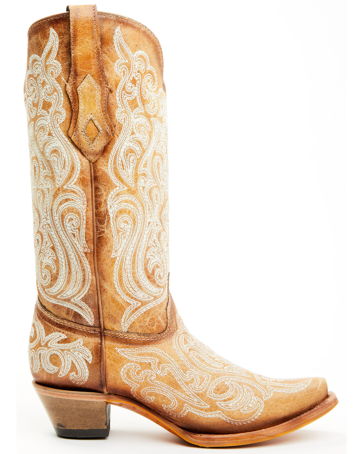 Corral Women's Crackled Western Boots - Snip Toe