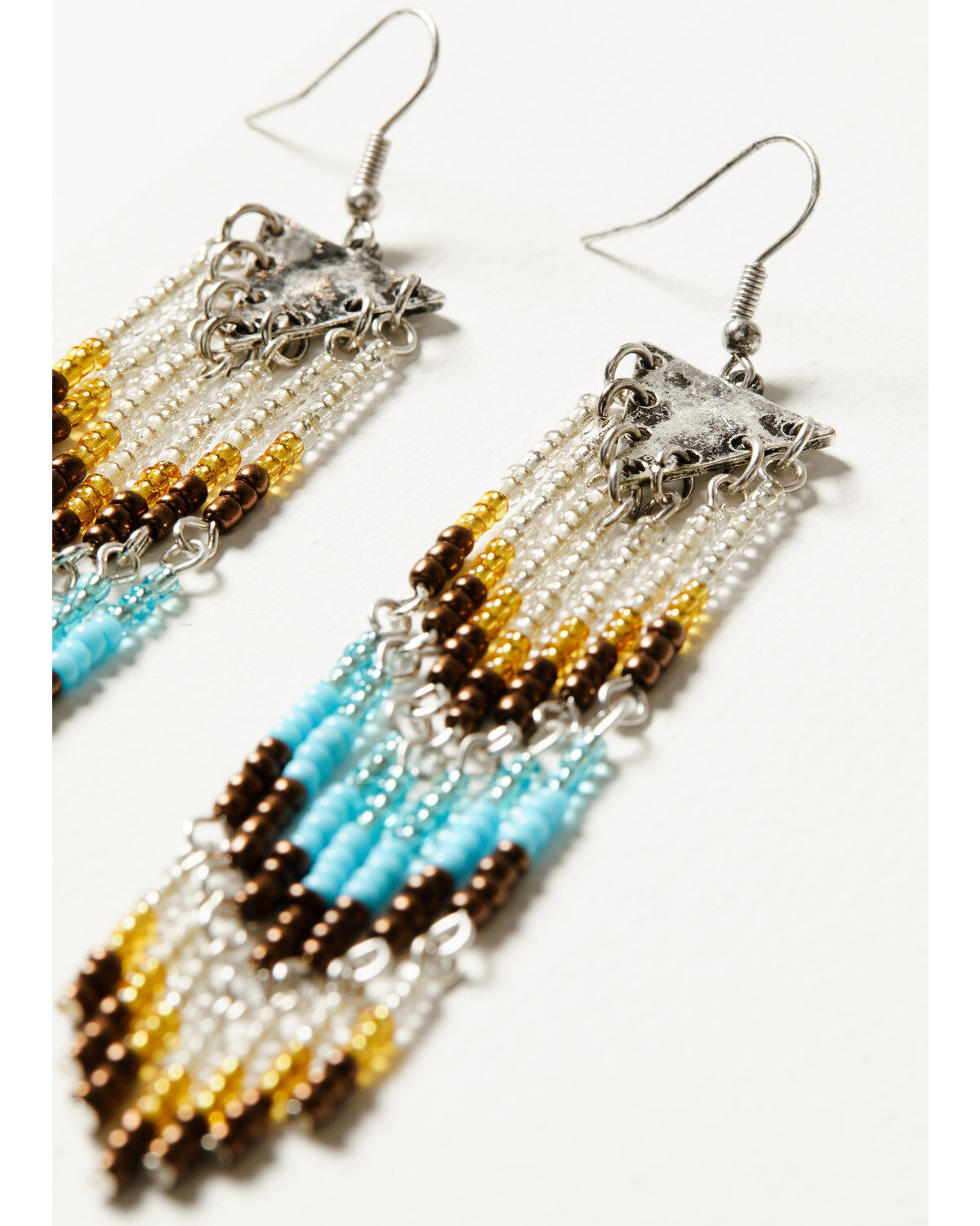 Shyanne Women's Moonbeam Seabead Fringe Earrings