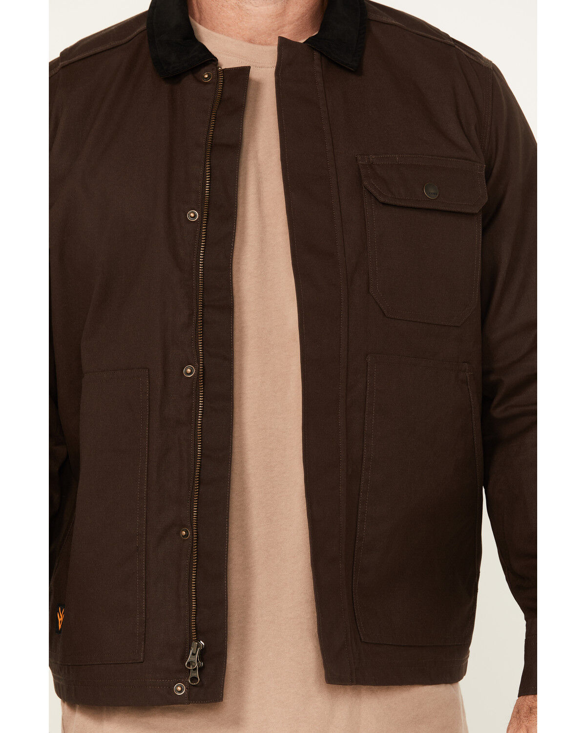 Hawx Men's Oakdale Solid Chore Coat