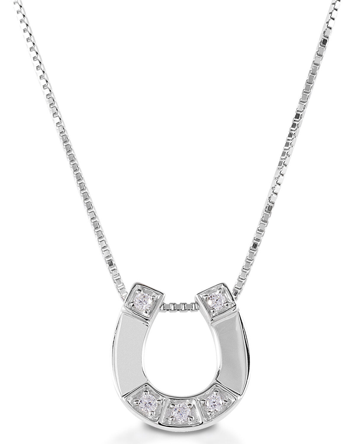 Kelly Herd Women's Small Horseshoe Pendant Necklace