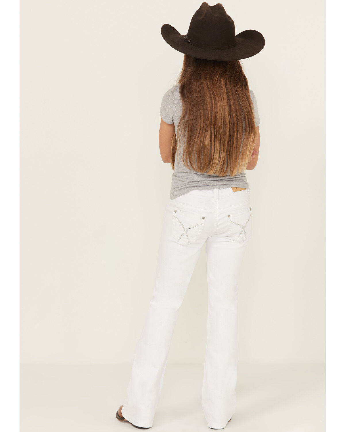 Shyanne Girls' Rhinestone Bootcut Stretch Denim Jeans