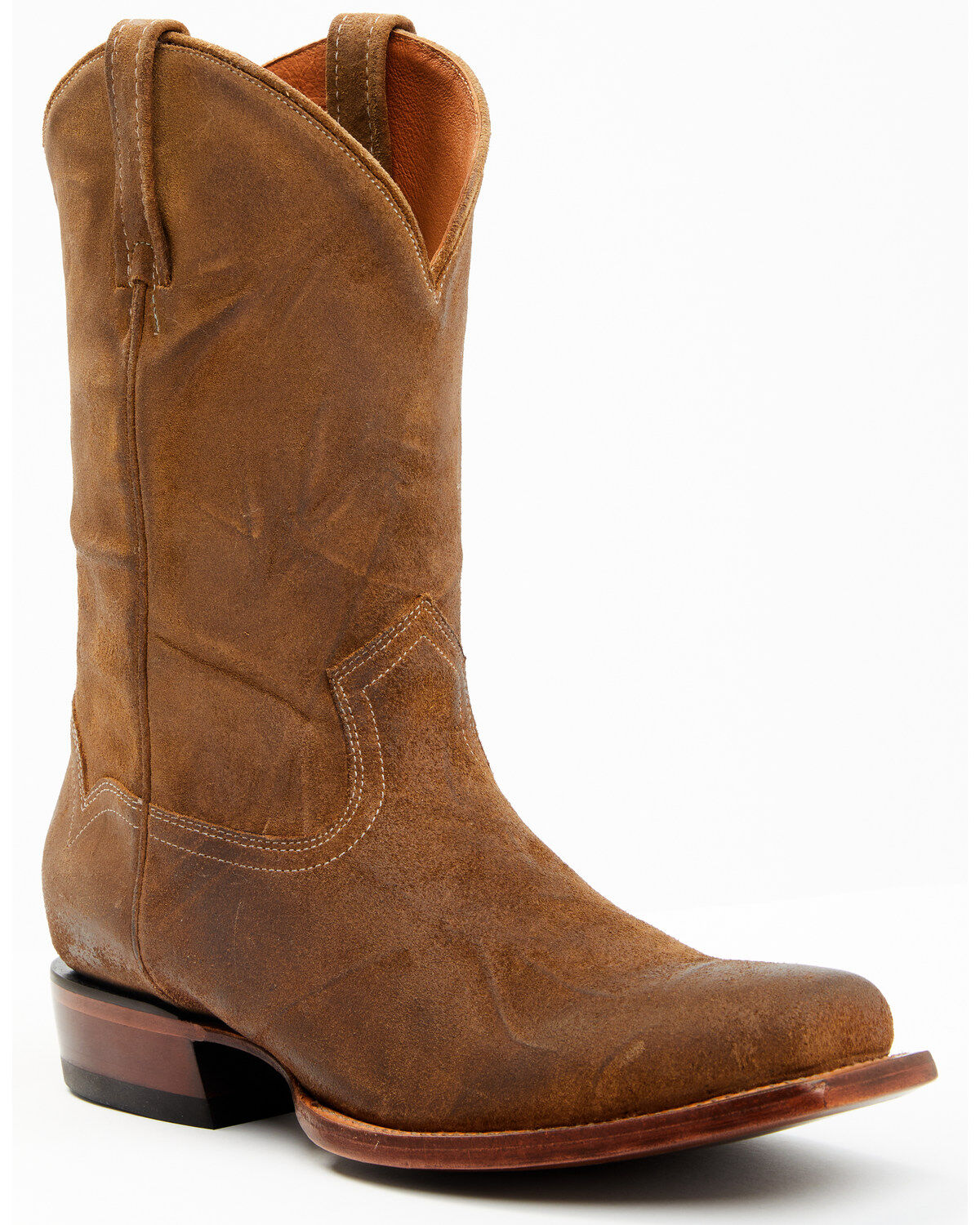 Moonshine Spirit Men's Pancho Roughout Western Boots - Square Toe