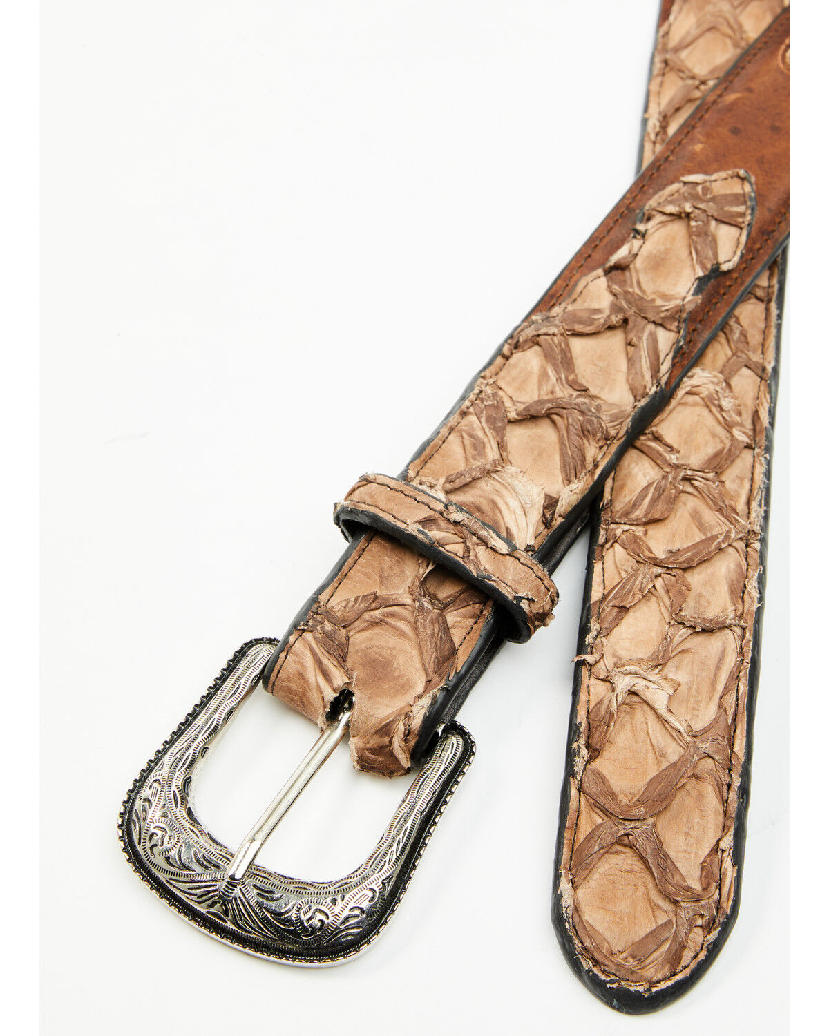 Cody James Men's Charutto Exotic Pirarucu Billet Belt