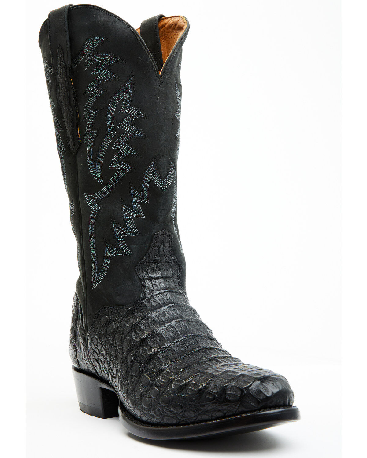 El Dorado Men's Exotic Caiman Western Boots - Round Toe