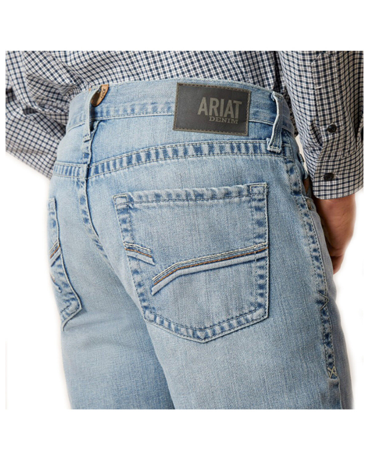 Ariat Men's M5 Cruz Noah Light Wash Straight Denim Jeans