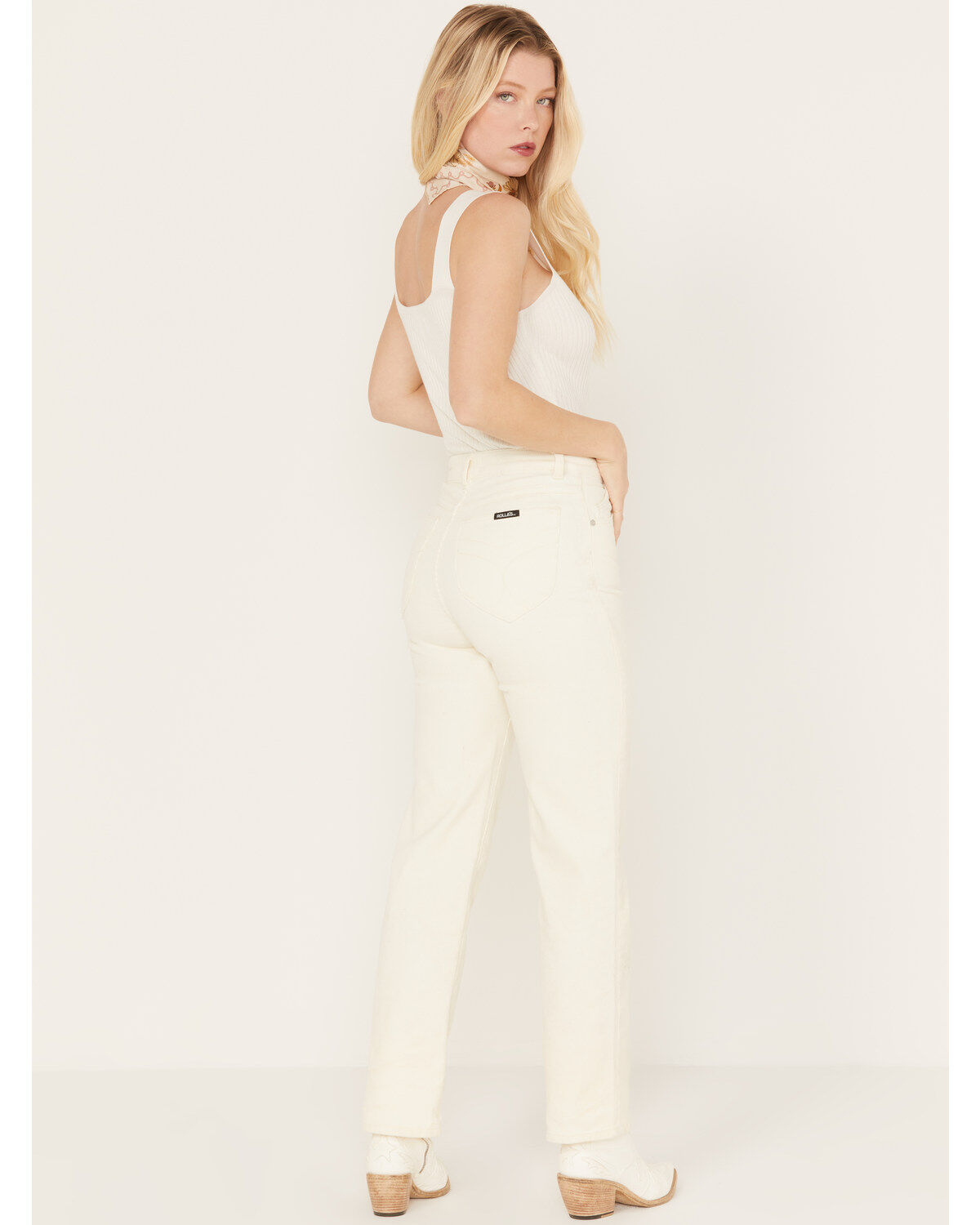 Rolla's Women's Low Rise Wale Chord Straight Leg Original Jeans