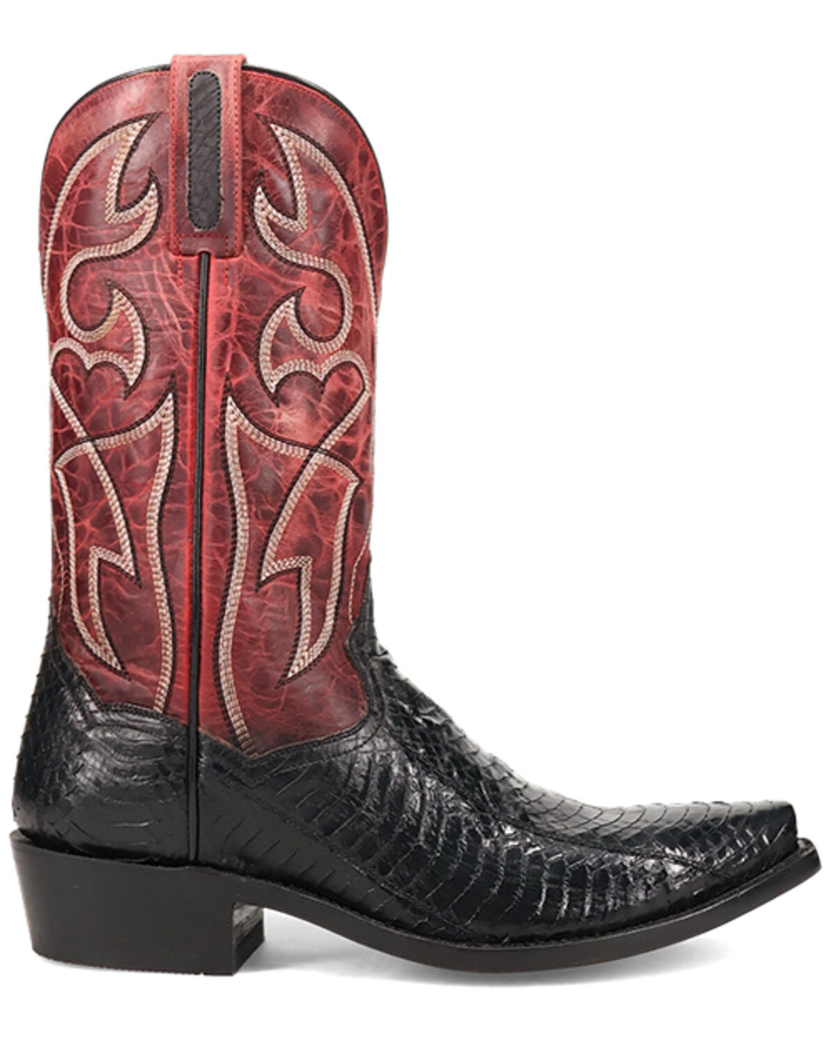 Dan Post Men's Exotic Snake Western Boots - Snip Toe