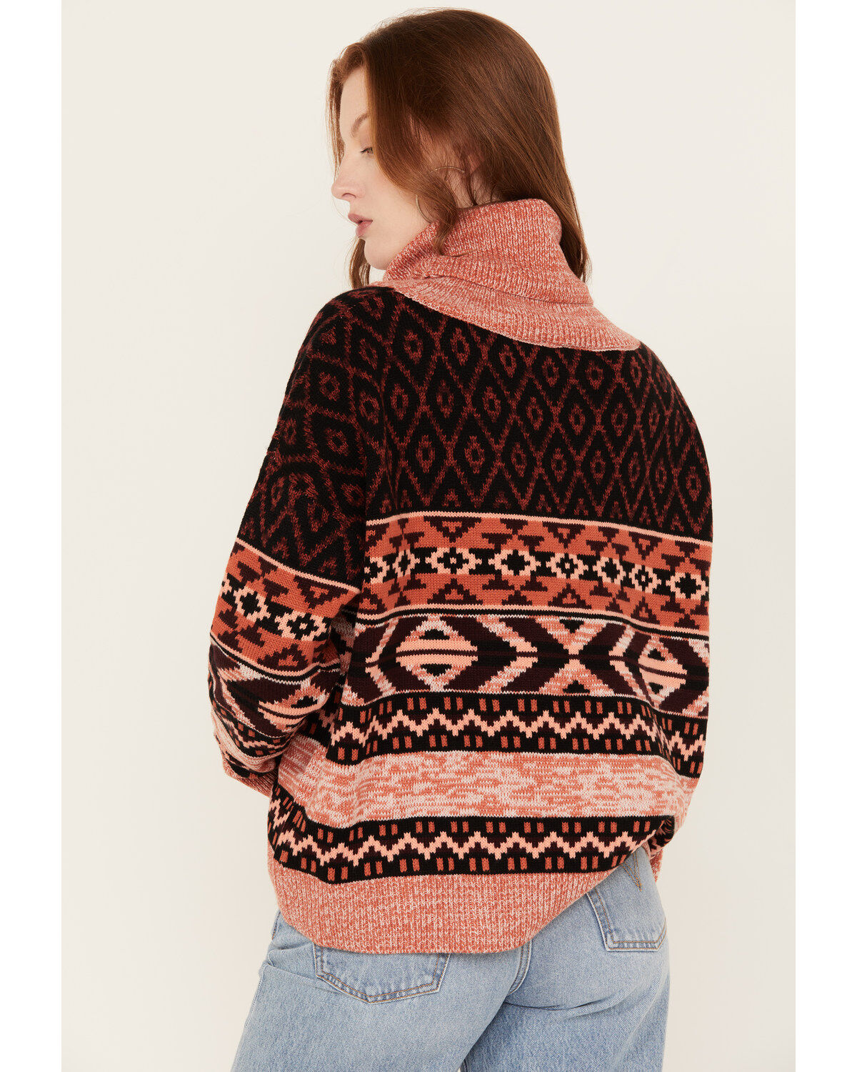 Wrangler Retro Women's Cowl Neck Long Sleeve Sweater