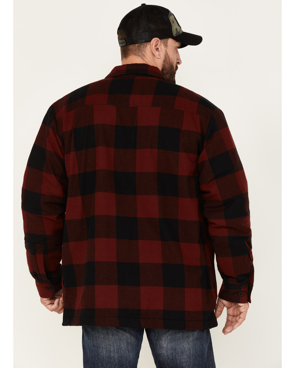 North River Men's Heavyweight Fleece Lined Flannel Shirt