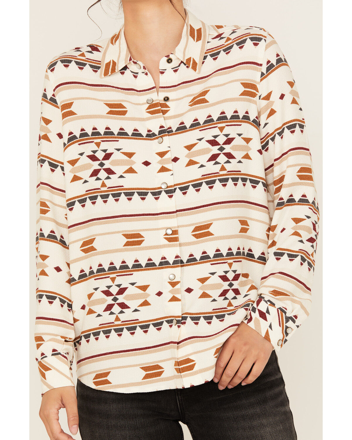 Idyllwind Women's Maplegrove Southwestern Print Long Sleeve Western Shirt