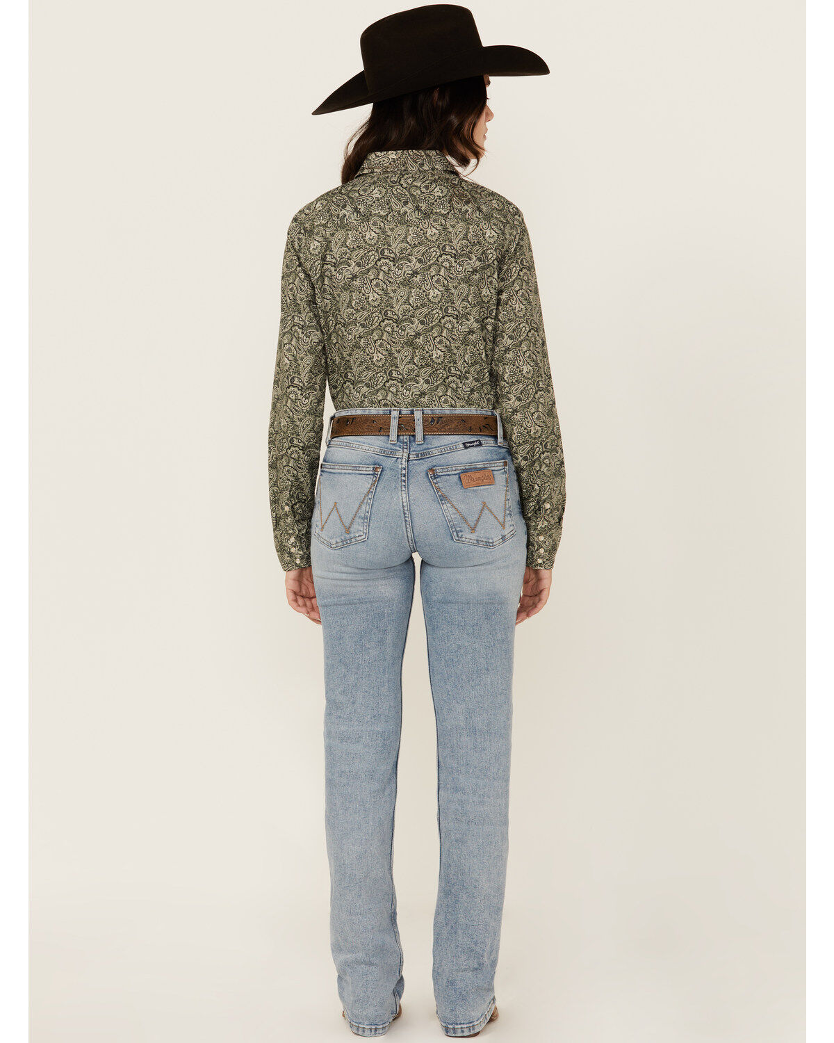 Wrangler Retro Women's Dillon Light Wash Mid Rise Mae Stretch Bootcut Jeans