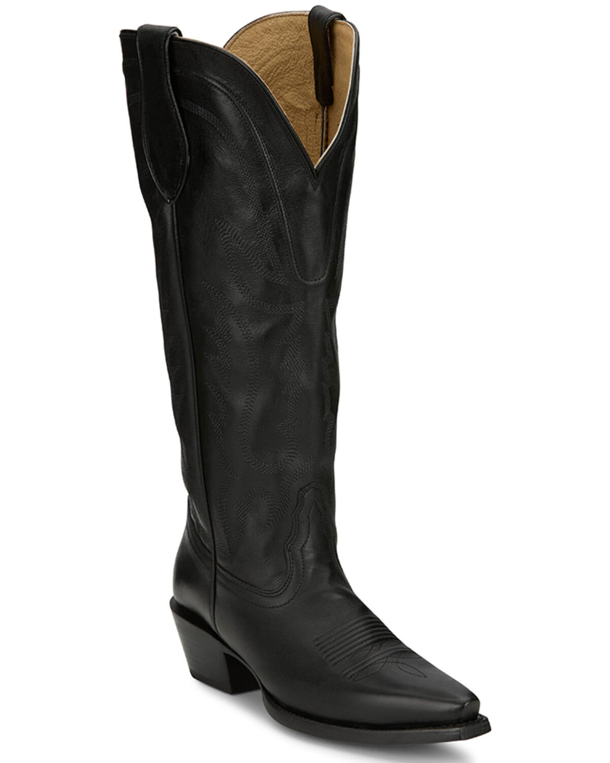 Tony Lama Women's Derby Jess Tall Western Boots - Snip Toe