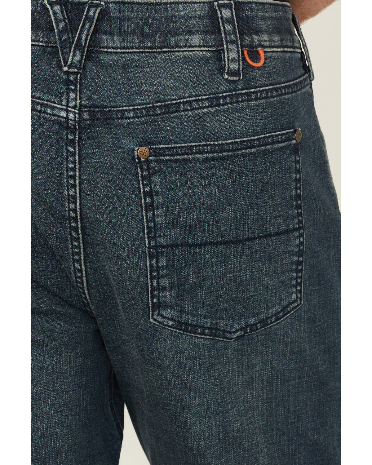 Hawx Men's Wellington Medium Wash Lined Straight Stretch Denim Jeans