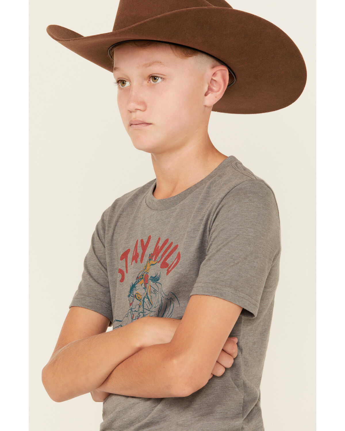 Wrangler Boys' Stay Wild Short Sleeve Graphic T-Shirt