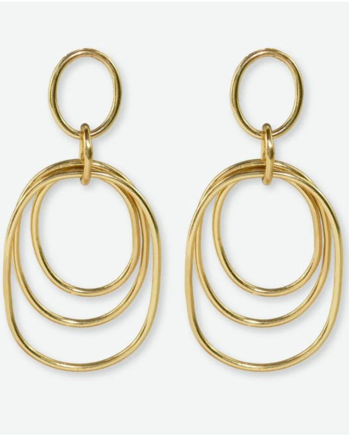 Ink + Alloy Women's Aubrey Door Knocker Earrings