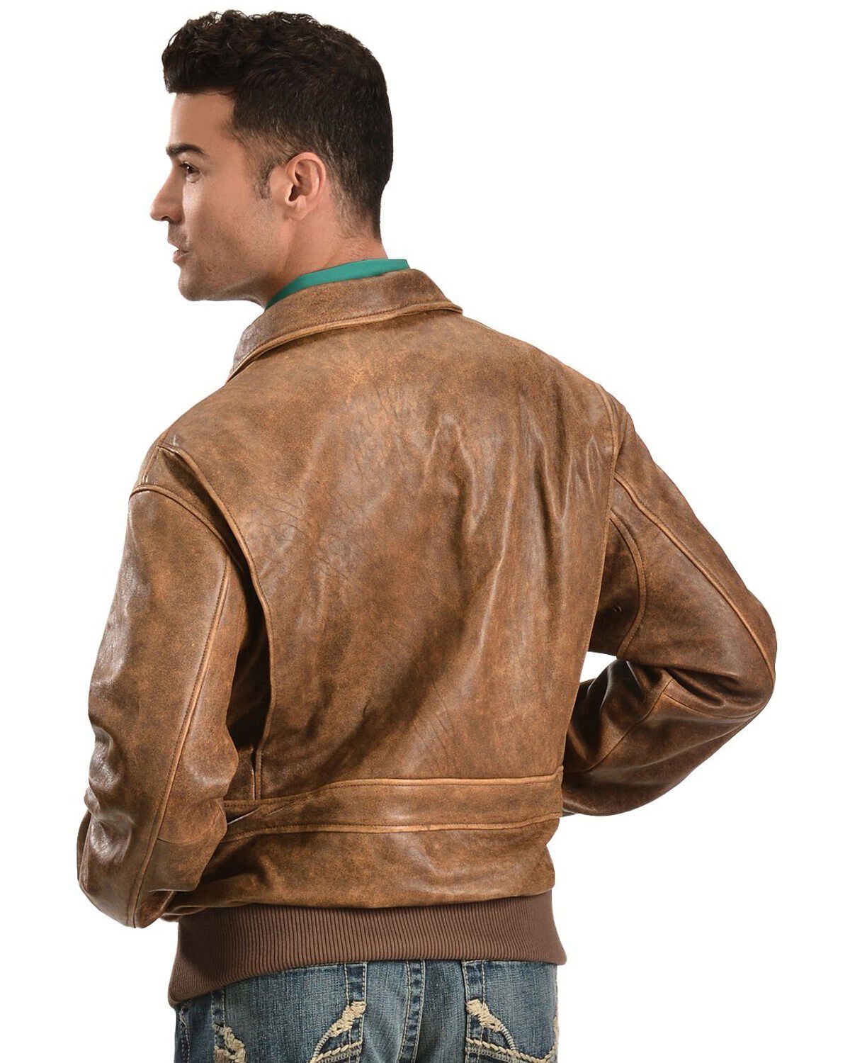 Scully Lambskin Leather Bomber Jacket