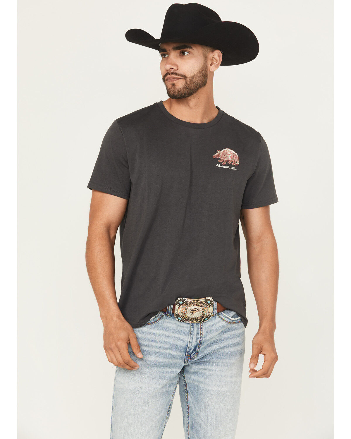 Panhandle Slim Men's Armadillo Short Sleeve Graphic T-Shirt