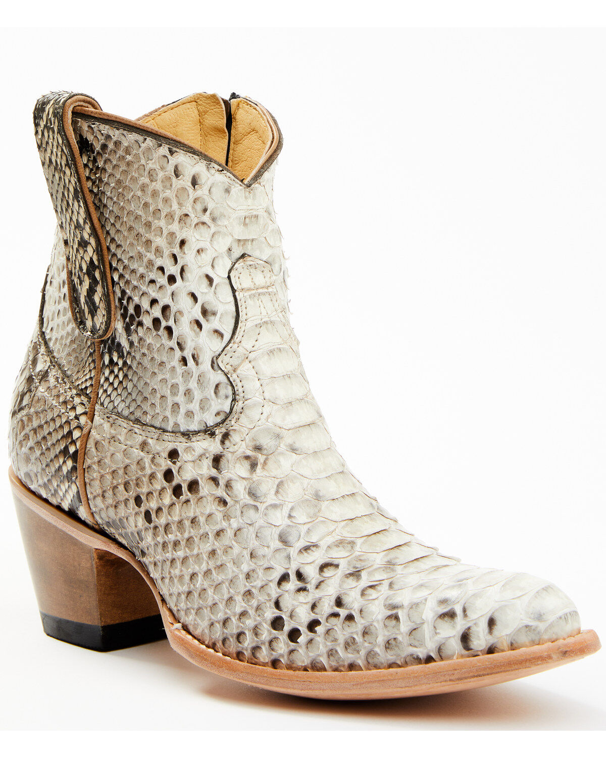 Idyllwind Women's Badass Exotic Python Fashion Booties - Round Toe