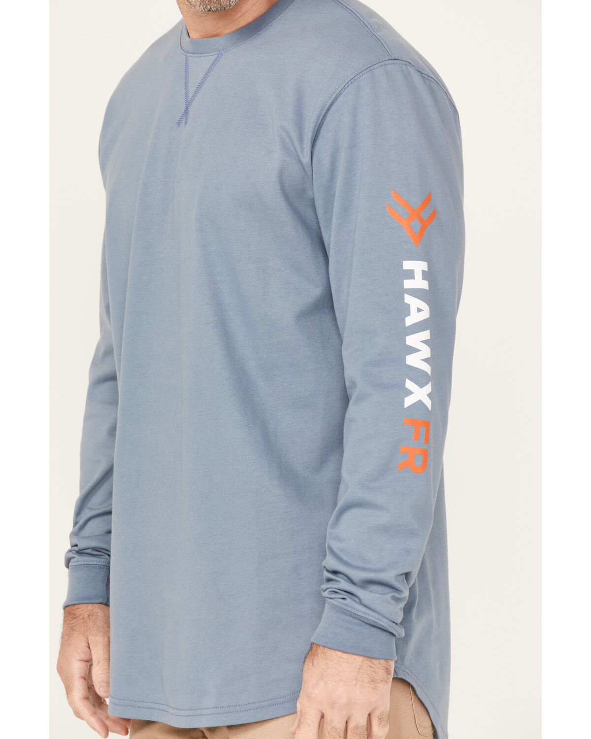 Hawx Men's FR Logo Long Sleeve Work T-Shirt®- Big & Tall