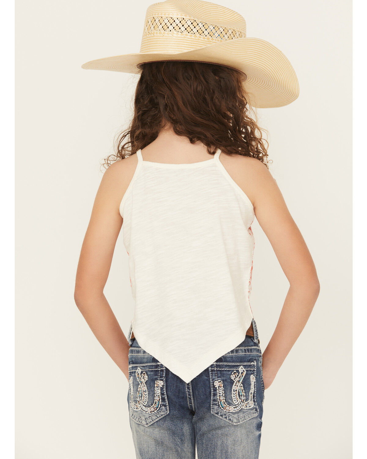 Shyanne Girls' Bandana Print Halter Tank Top