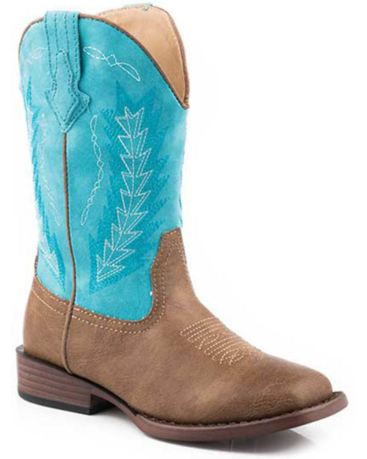 Roper Boys' Billy Western Boots - Broad Square Toe