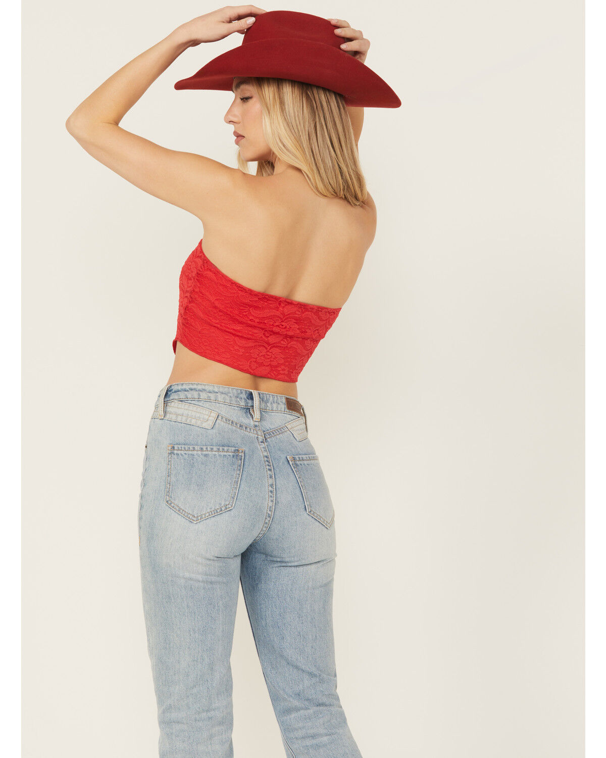 Originality Women's Rosette Tube Top