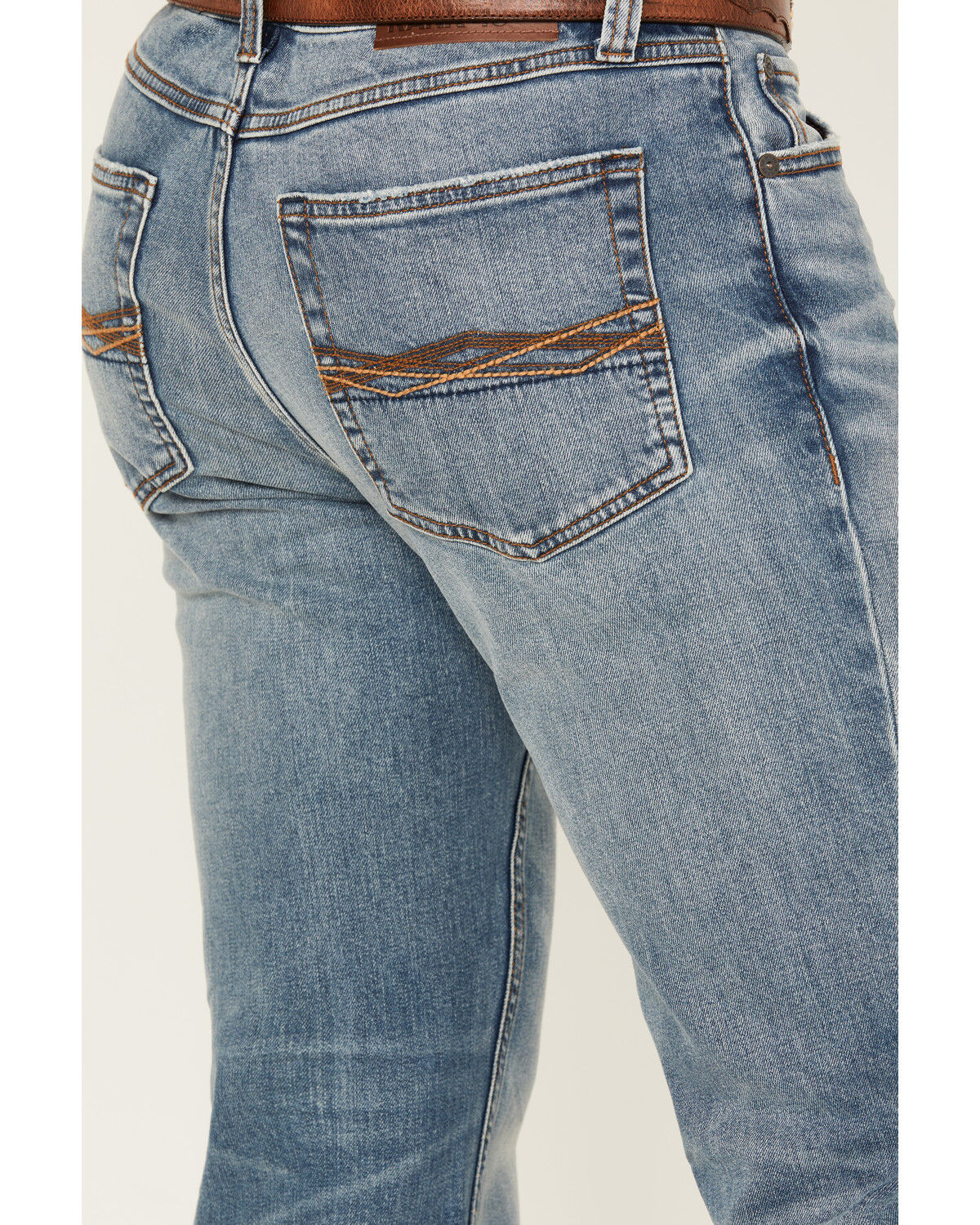 RANK 45® Men's Bodie Medium Wash Slim Bootcut Performance Stretch Denim Jeans