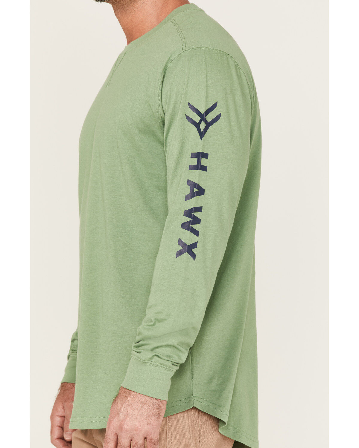 Hawx Men's Logo Graphic Long Sleeve Work T-Shirt - Loden