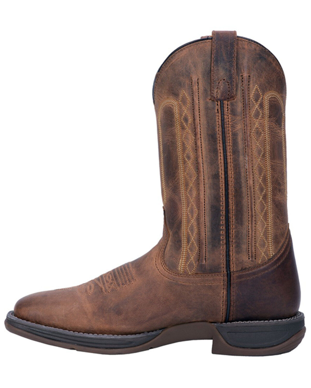 Laredo Men's Bennett Broad Square Toe Western Boots